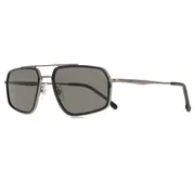 Carrera 338/S Polarized V81/M9, Black frame, Solid Grey lenses, view 2