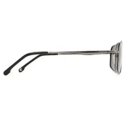 Carrera 338/S Polarized V81/M9, Black frame, Solid Grey lenses, view 3