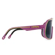 Carrera C SPORT 02/S 83W/MT, Purple frame, Green Mirror lenses, view 3