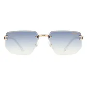 Carrera 1070/S 80S/08, Gold frame, Gradient Blue lenses, view 1