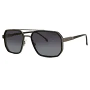 Carrera 1069/S ANS/WJ, Black frame, Gradient Dark Grey lenses, view 2