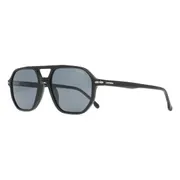 Carrera 341/S 284/IR, Black frame, Solid Dark Grey lenses, view 2