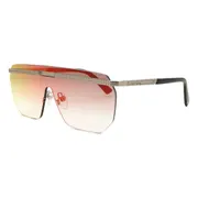 Diesel DL0259 45U, Silver frame, Pink lenses, view 2