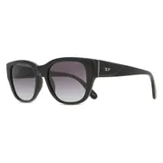 Diesel DL2005 20018G, Black frame, Gradient Dark Grey lenses, view 2
