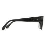 Diesel DL2005 20018G, Black frame, Gradient Dark Grey lenses, view 3