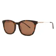 DKNY DK708S 205, Tortoiseshell frame, Brown lenses, view 2