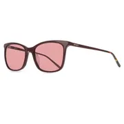 DKNY DK500S N 605, Burgundy frame, Brown lenses, view 2