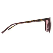 DKNY DK500S N 605, Burgundy frame, Brown lenses, view 3
