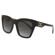 Dolce & Gabbana DG4384 501/8G, Black frame, Gradient Grey lenses, view 2