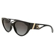 Dolce & Gabbana DG6146 501/8G, Black frame, Grey Gradient lenses, view 2