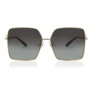 Dolce & Gabbana DG2279 02/8G, Gold frame, Gradient Black lenses, view 1