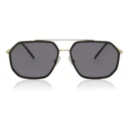 Dolce & Gabbana DG2285 Polarized 02/81, Black frame, Dark Grey lenses, view 1