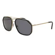 Dolce & Gabbana DG2285 Polarized 02/81, Black frame, Dark Grey lenses, view 2