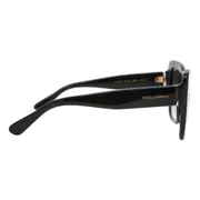 Dolce & Gabbana DG4348 501/8G, Black frame, Gradient Grey lenses, view 3