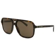 Dolce & Gabbana DG4354 502/73, Tortoiseshell frame, Brown lenses, view 2