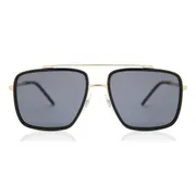 Dolce & Gabbana DG2220 Polarized 02/81, Black frame, Grey lenses, view 1