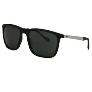Emporio Armani EA4150 506387, Black frame, Grey lenses, view 2