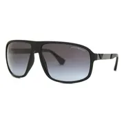 Emporio Armani EA4029/S 50638G, Black frame, Gradient Grey lenses, view 2