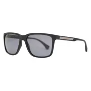 Emporio Armani EA4047 Polarized 506381, Black frame, Grey lenses, view 2