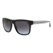 Emporio Armani EA4163 58758G, Black frame, Gradient Grey lenses, view 2