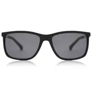 Emporio Armani EA4058 Polarized 506381, Black frame, Grey lenses, view 1