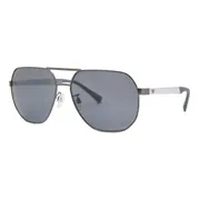Emporio Armani EA2099D Asian Fit Polarized 300381, Gunmetal frame, Grey Polarized lenses, view 2