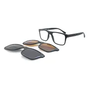 Emporio Armani EA4115 with Clip-On 50171W, Black frame, view 1