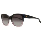 Emporio Armani EA4198 59918G, Blue frame, Gradient Grey lenses, view 2