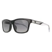 Emporio Armani EA4224F Asian Fit Polarized 5017T3, Black frame, Dark Grey lenses, view 2