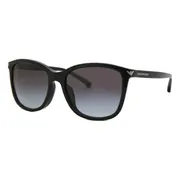 Emporio Armani EA4060F Asian Fit 50178G, Black frame, Grey lenses, view 2