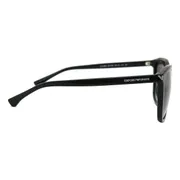 Emporio Armani EA4060F Asian Fit 50178G, Black frame, Grey lenses, view 3