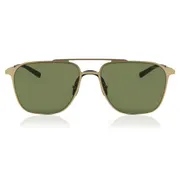 Giorgio Armani AR6110 30022A, Gold frame, Green lenses, view 1
