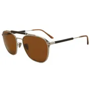 Giorgio Armani AR6149 304573, Silver frame, Dark Brown lenses, view 2