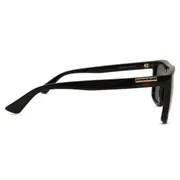 Gucci GG0748S 001, Black frame, Grey lenses, view 3