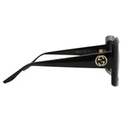 Gucci GG0896S 001, Black frame, Grey lenses, view 3