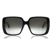 Gucci GG0632SA Asian Fit 001, Black frame, Gradient Grey lenses, view 1