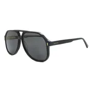 Gucci GG1042S 001, Black frame, Grey lenses, view 2