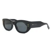 Gucci GG1215S 002, Black frame, Grey lenses, view 2