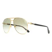 Gucci GG1220S 004, Gold frame, Green lenses, view 2