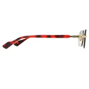 Gucci GG1221S 006, Gold frame, Grey lenses, view 3