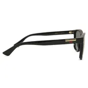 Gucci GG0746S 001, Black frame, Grey lenses, view 3