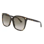 Gucci GG0022S 003, Tortoiseshell frame, Grey lenses, view 2