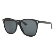 Gucci GG0024S 001, Black frame, Grey lenses, view 2