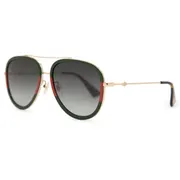 Gucci GG0062S 003, Red frame, Grey lenses, view 2