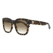 Gucci GG1338S 003, Tortoiseshell frame, Gradient Brown lenses, view 2