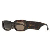 Gucci GG1426S 002, Tortoiseshell frame, Brown lenses, view 2