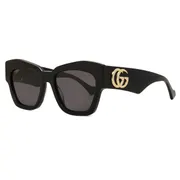 Gucci GG1422S 001, Black frame, Grey lenses, view 2