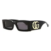 Gucci GG1425S 001, Black frame, Grey lenses, view 2