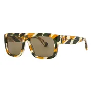 Gucci GG1461S 003, Tortoiseshell frame, Brown lenses, view 2