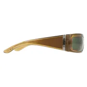 Gucci GG1492S 003, Brown frame, Green lenses, view 3